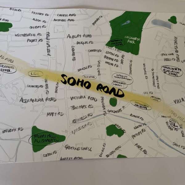 Map of Soho Rd